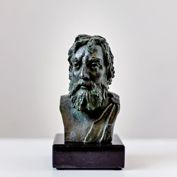 Epictetus - pewter portrait bust
