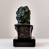 Epictetus - pewter portrait bust
