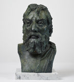 Epictetus - bronze portrait bust