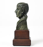 Seneca - pewter portrait bust