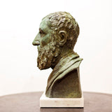 Zeno of Citium - bronze portrait bust
