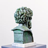 Marcus Aurelius - bronze portrait bust