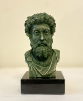 Marcus Aurelius - pewter portrait bust - Daily Stoic exclusive!